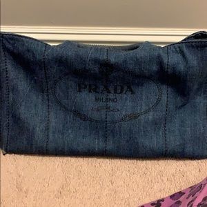 Authentic Denim Prada Tote